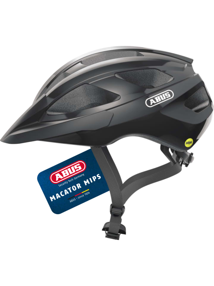 ABUS Велосипедный шлем Macator MIPS в блестящем черном цвете
ABUS Велосипедный шлем Macator MIPS в блестящем черном цвете
