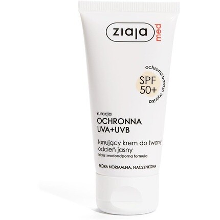 Ziaja Med Защитный тонирующий крем SPF50+
Ziaja Med Защитный тонирующий крем SPF50+