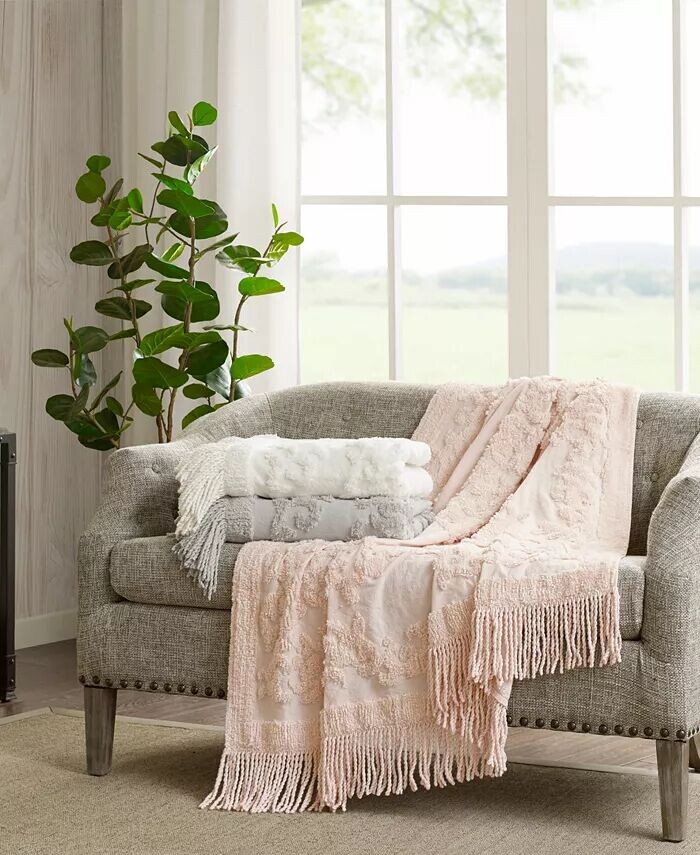 Плед Chloe из хлопковой синели, 50 x 60 дюймов Madison Park, слоновая кость/кремовый
Плед Chloe из хлопковой синели, 50 x 60 дюймов Madison Park, слоновая кость/кремовый
