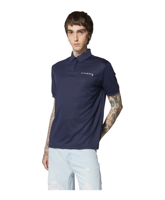 Рубашка-Поло с вышитым логотипом Richmond, синий
Рубашка-Поло с вышитым логотипом Richmond, синий
