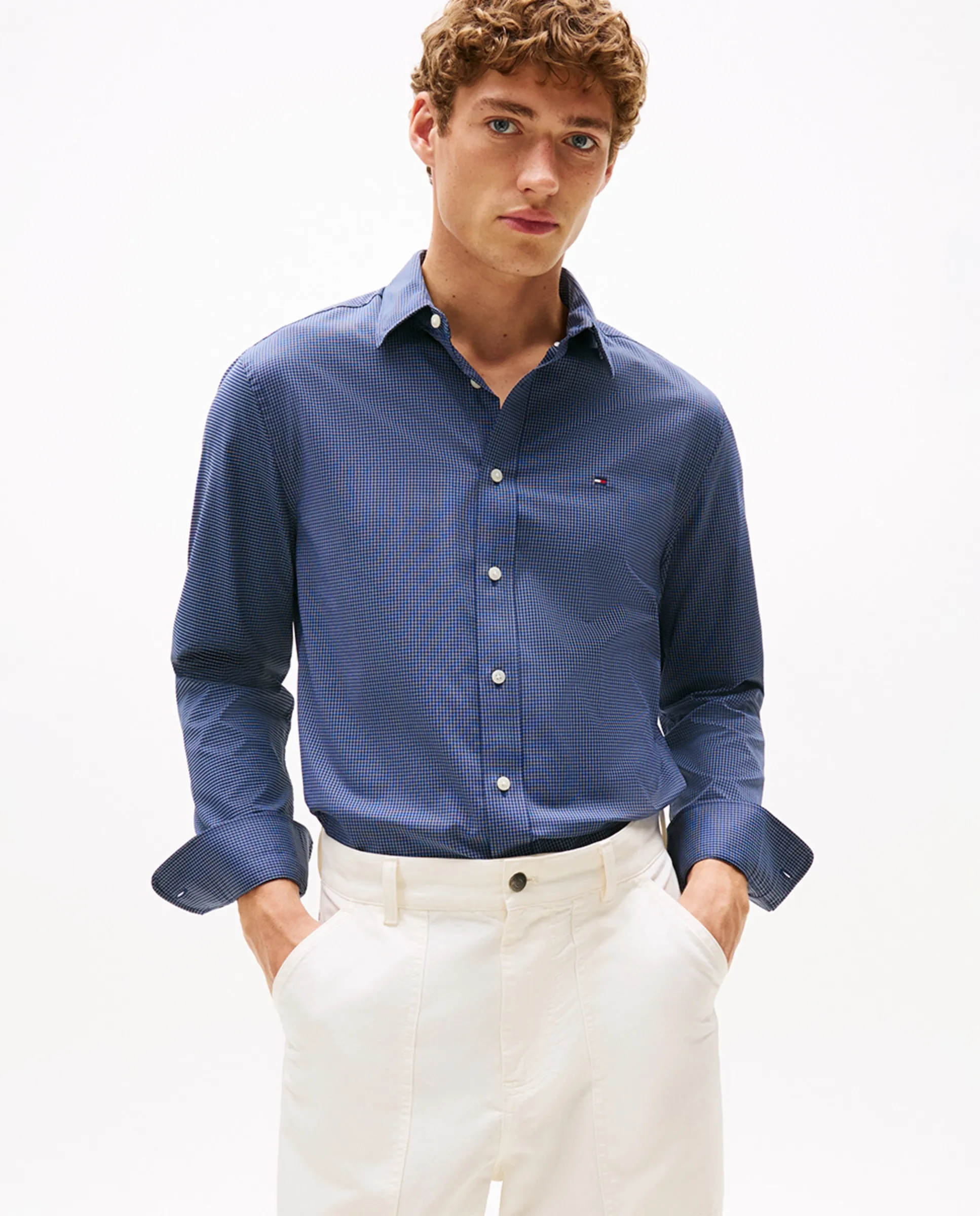 Мужская рубашка в клетку Tommy Hilfiger, темно-синий
Мужская рубашка в клетку Tommy Hilfiger, темно-синий