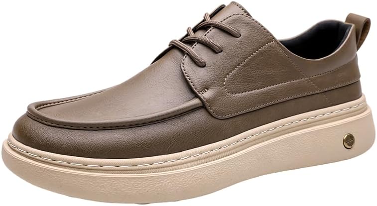 Мужские деловые кожаные туфли для официальных мероприятий, мужские уличные туфли на шнуровке, мужские скейтбордистские балетки, мужская повседневная обувь Sfwarmart, хаки
Мужские деловые кожаные туфли для официальных мероприятий, мужские уличные туфли на шнуровке, мужские скейтбордистские балетки, мужская повседневная обувь Sfwarmart, хаки