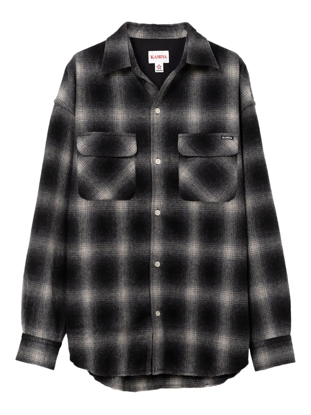 Шерстяная рубашка в клетку KAMIYA, черный
Шерстяная рубашка в клетку KAMIYA, черный