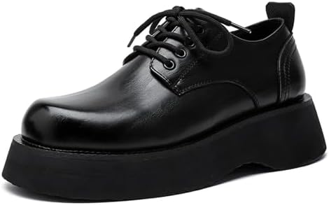 Мужские кожаные туфли NELSBREX на массивной платформе, оксфорды, классический округлый носок, нескользящая подошва, шнуровка, массивный клин-каблук, деловые туфли дерби, подходят для работы, офиса и свадеб, черный
Мужские кожаные туфли NELSBREX на массивной платформе, оксфорды, классический округлый носок, нескользящая подошва, шнуровка, массивный клин-каблук, деловые туфли дерби, подходят для работы, офиса и свадеб, черный