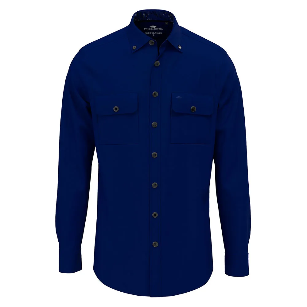 Рубашка Fynch Hatton Inked Cotton Solid, синий
Рубашка Fynch Hatton Inked Cotton Solid, синий