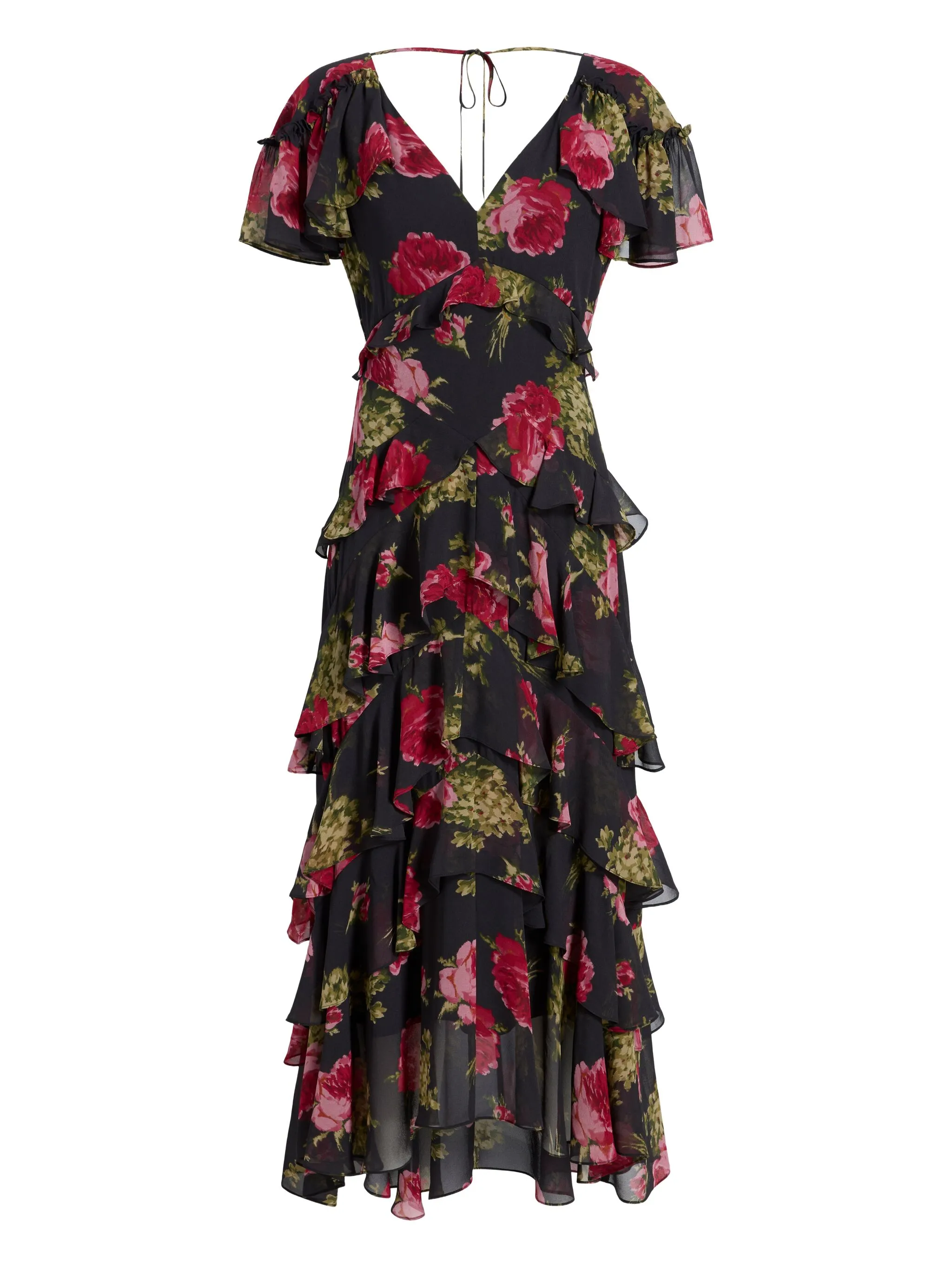 Платье миди Tatum с оборками и цветочным узором Cinq A Sept, черный
Платье миди Tatum с оборками и цветочным узором Cinq A Sept, черный