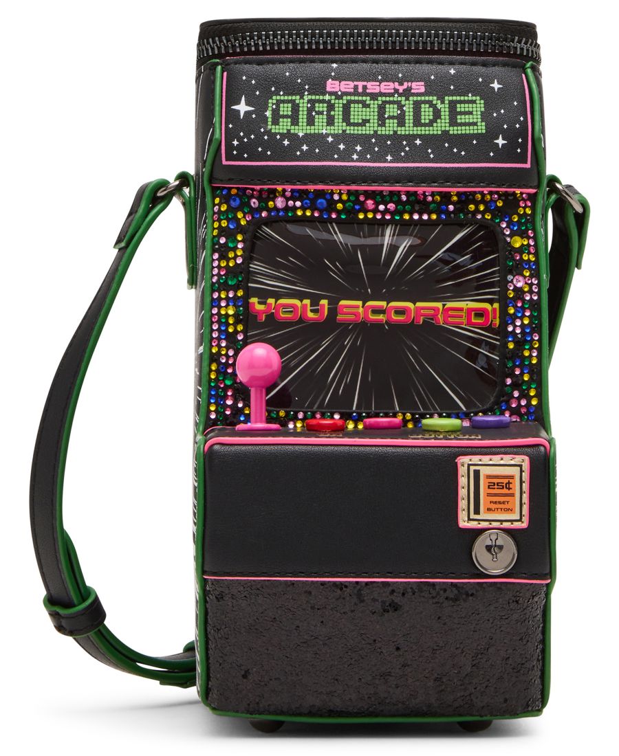 Мини-сумка через плечо с перфорацией Betsey Johnson, Black multi
Мини-сумка через плечо с перфорацией Betsey Johnson, Black multi