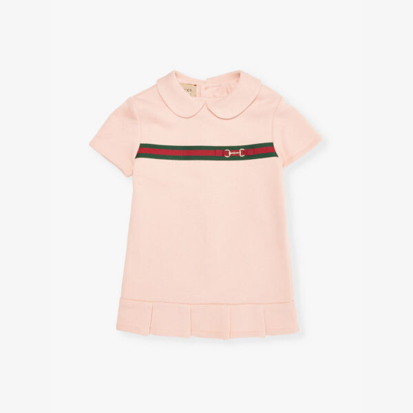 Фирменное платье из хлопкового трикотажа с короткими рукавами 6 месяцев - 3 года Gucci, розовый
Фирменное платье из хлопкового трикотажа с короткими рукавами 6 месяцев - 3 года Gucci, розовый