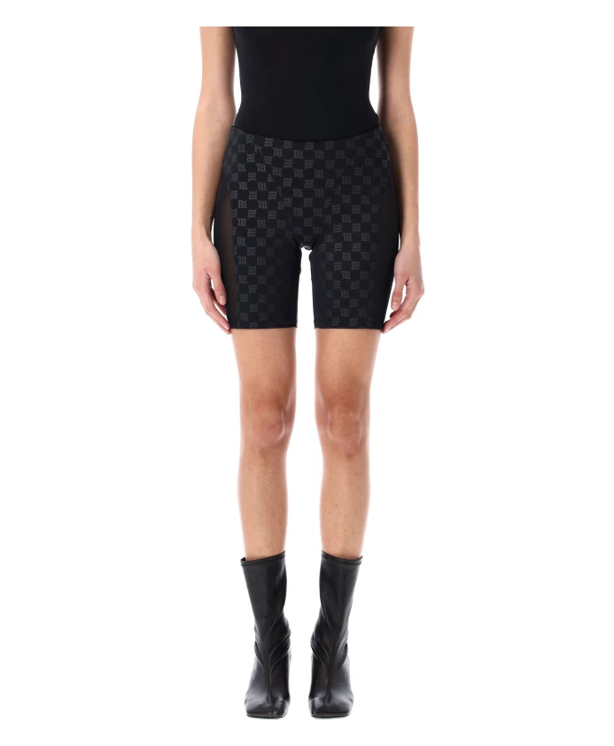 Велосипедные шорты с монограммой и сетчатыми вставками. Misbhv, черный
Велосипедные шорты с монограммой и сетчатыми вставками. Misbhv, черный