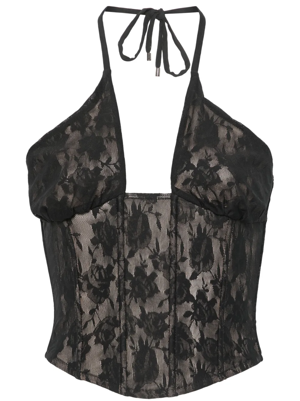 Кружевной топ-корсет Misbhv, черный
Кружевной топ-корсет Misbhv, черный