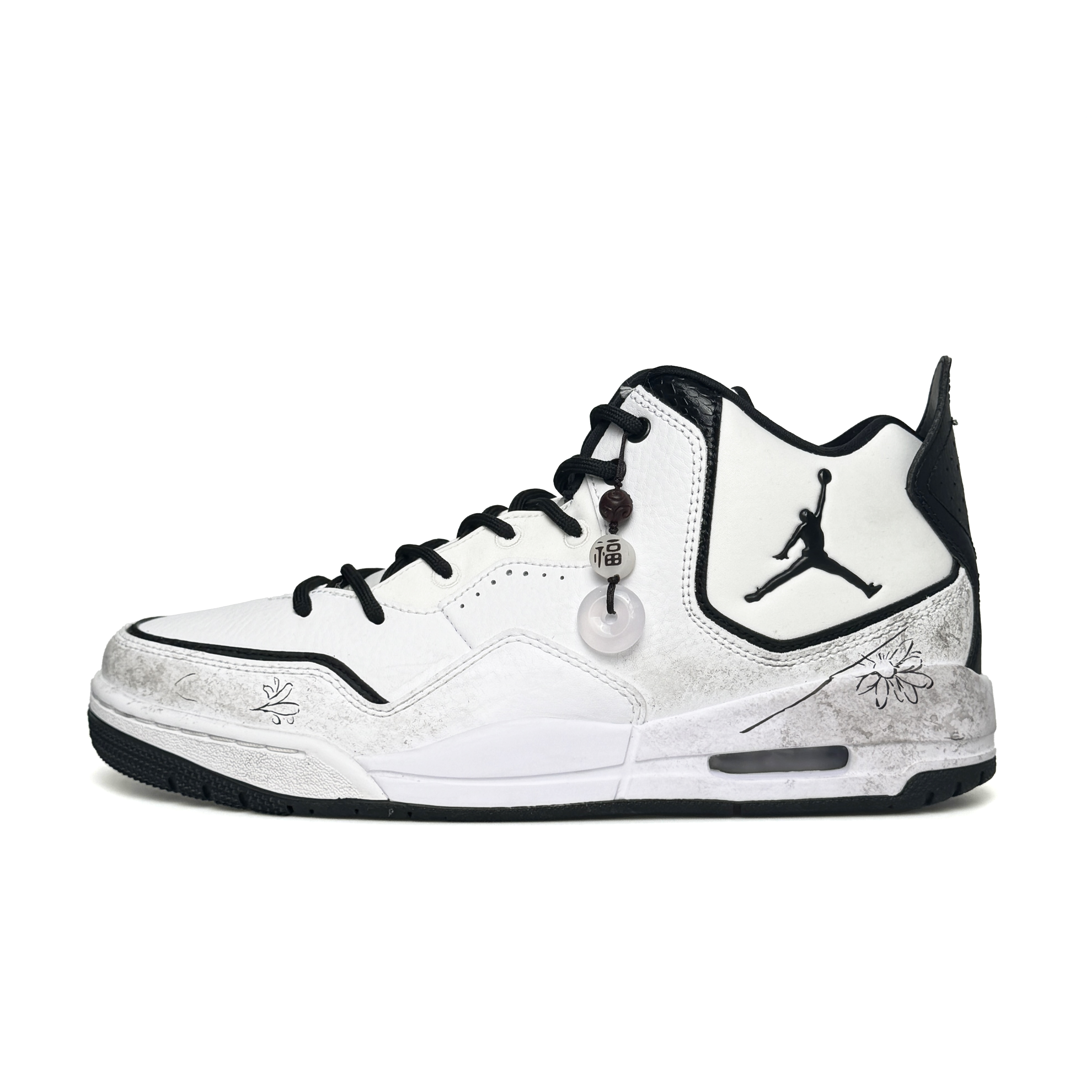 Jordan Износостойкие винтажные баскетбольные кроссовки Courtside 23 среднего размера, мужские, черно-белые
Jordan Износостойкие винтажные баскетбольные кроссовки Courtside 23 среднего размера, мужские, черно-белые