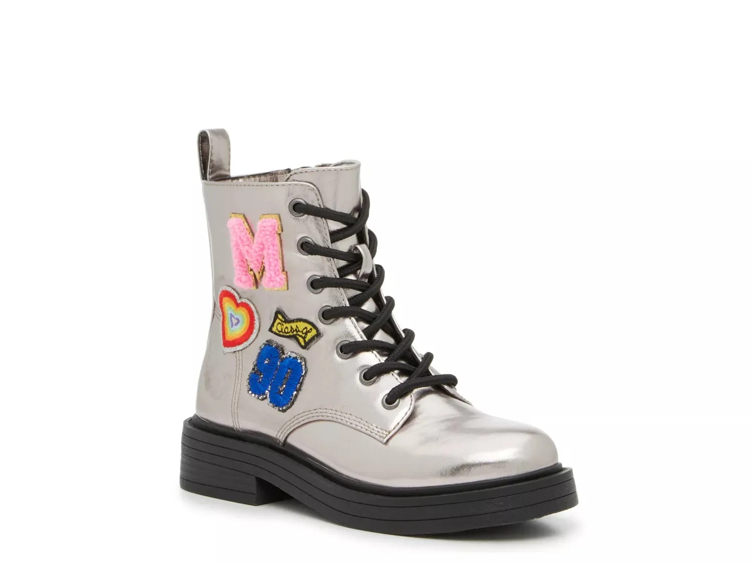 Ботиночки Steve Madden Nolitap - детские, серебристый металлик/многоцветные
Ботиночки Steve Madden Nolitap - детские, серебристый металлик/многоцветные