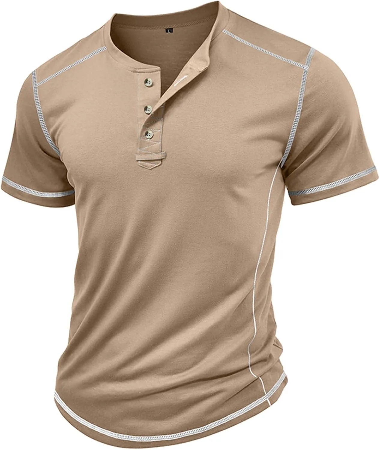 Мужская футболка Henley с коротким рукавом и пуговицами LGHLMCL
Мужская футболка Henley с коротким рукавом и пуговицами LGHLMCL