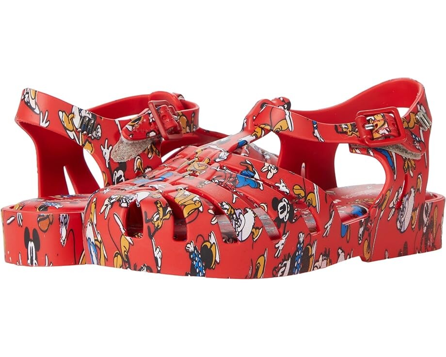 Сандалии Mini Melissa Possession + Mickey and Friends BB, красный 
Сандалии Mini Melissa Possession + Mickey and Friends BB, красный