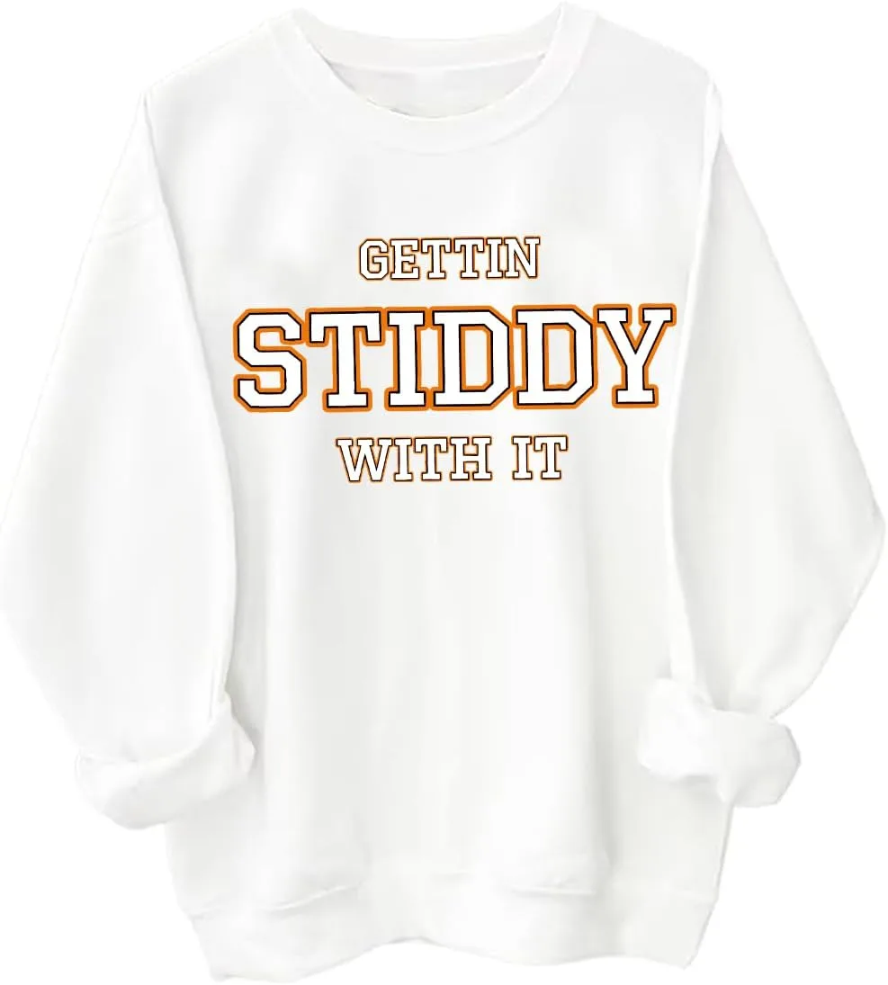 Свитшут Gettin Stiddy With It с длинным рукавом BTGRL
Свитшут Gettin Stiddy With It с длинным рукавом BTGRL