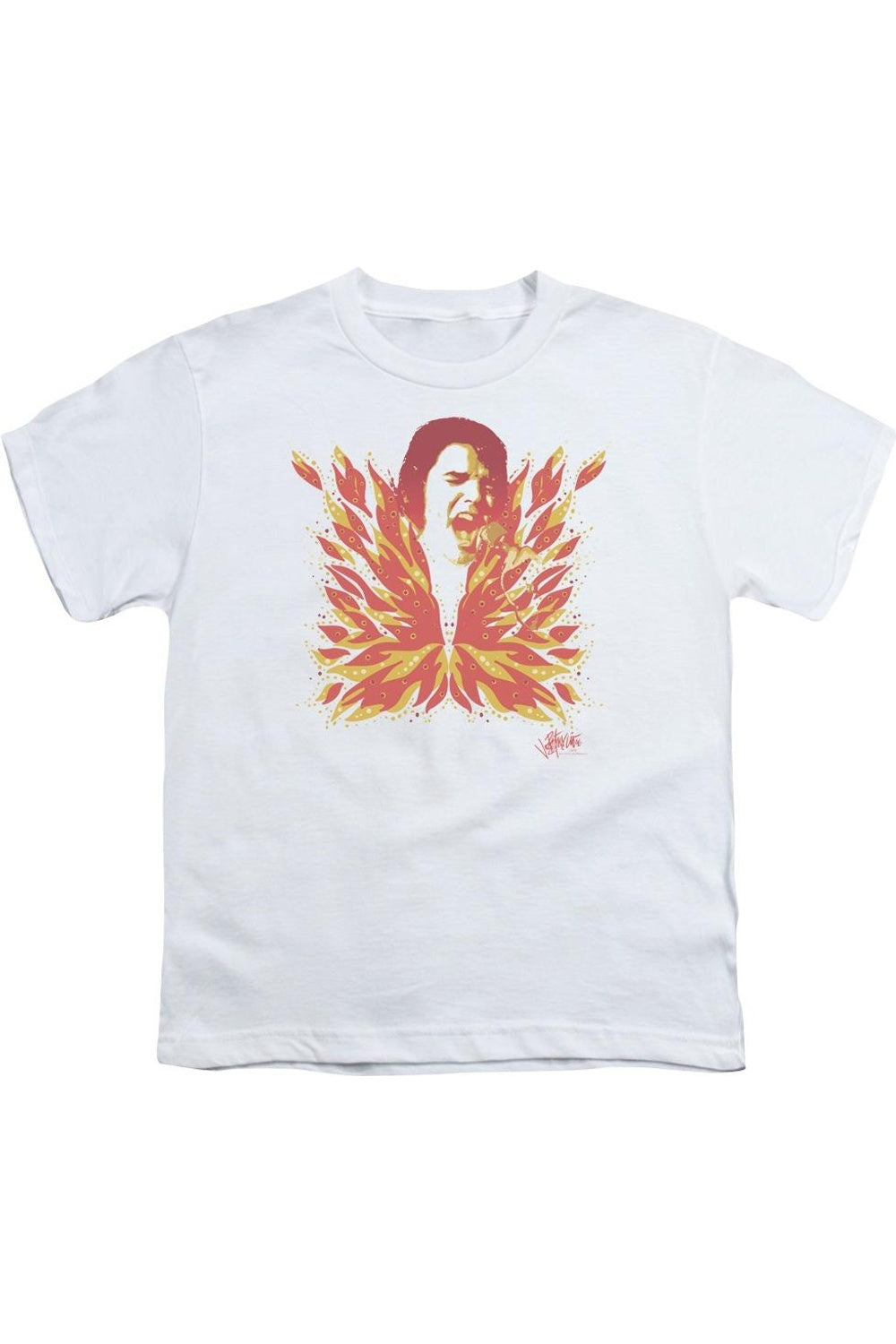 Футболка с коротким рукавом для подростков Elvis Presley His Latest Flame Gildan, белый
Футболка с коротким рукавом для подростков Elvis Presley His Latest Flame Gildan, белый