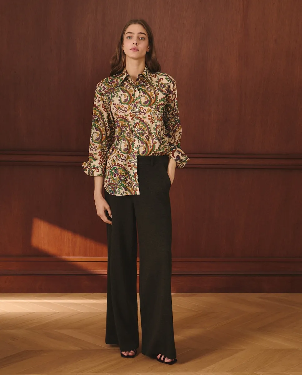 Женские брюки из мягкой ткани с узором «елочка» Lloyd's, хаки
Женские брюки из мягкой ткани с узором «елочка» Lloyd's, хаки