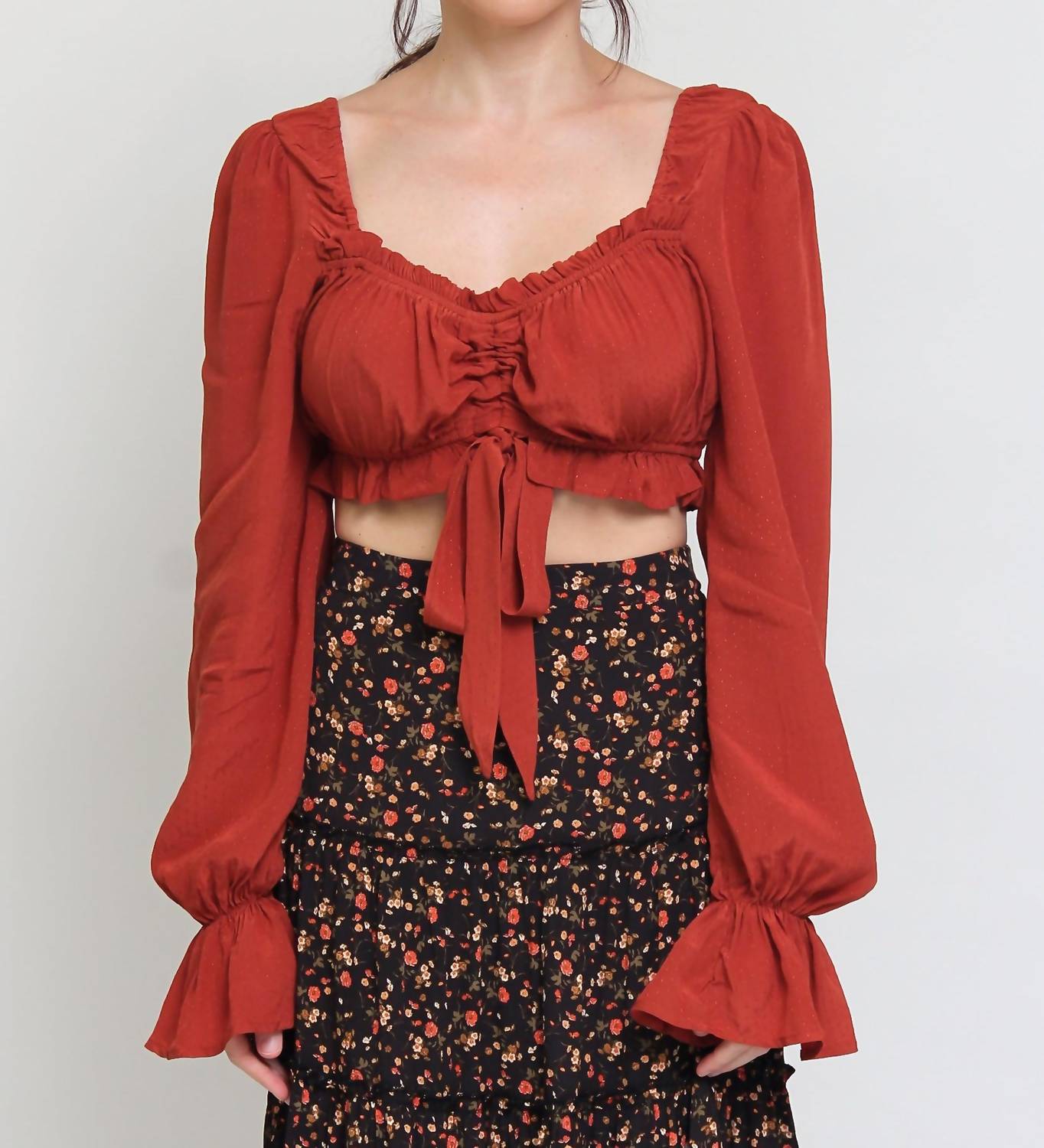 Каролина топ с длинными рукавами в медном цвете Cotton Candy, Copper
Каролина топ с длинными рукавами в медном цвете Cotton Candy, Copper