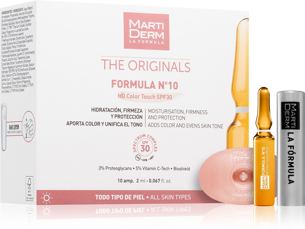 Защитная сыворотка Essentials Formula 10 в ампулах Martiderm, spf 30 10× 2 мл
Защитная сыворотка Essentials Formula 10 в ампулах Martiderm, spf 30 10× 2 мл