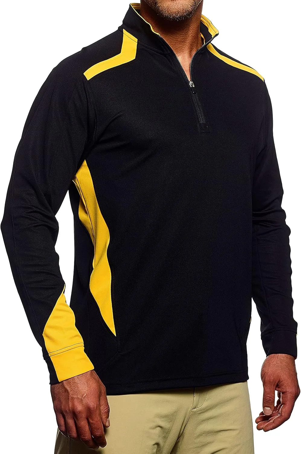 Pro Celebrity мужская толстовка Voyager с длинным рукавом и молнией на 1/4
Pro Celebrity мужская толстовка Voyager с длинным рукавом и молнией на 1/4