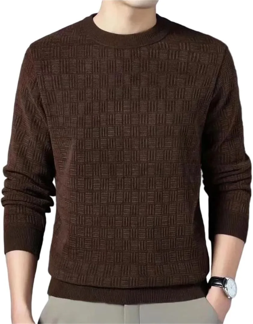 Мужской свитер с круглым вырезом из мягкой шерсти мериноса
Мужской свитер с круглым вырезом из мягкой шерсти мериноса