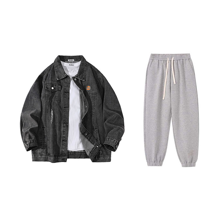 BRUMAIRE Джинсовая куртка унисекс, Gray Top+Gray Pants
BRUMAIRE Джинсовая куртка унисекс, Gray Top+Gray Pants