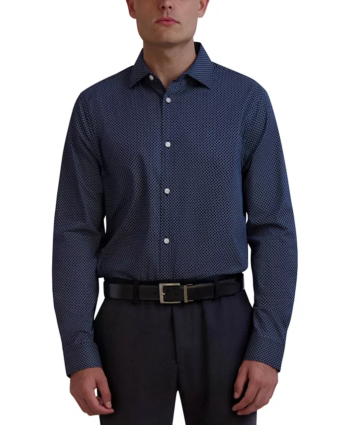 Мужская классическая рубашка приталенного кроя с геометрическим принтом KARL LAGERFELD PARIS, синий
Мужская классическая рубашка приталенного кроя с геометрическим принтом KARL LAGERFELD PARIS, синий