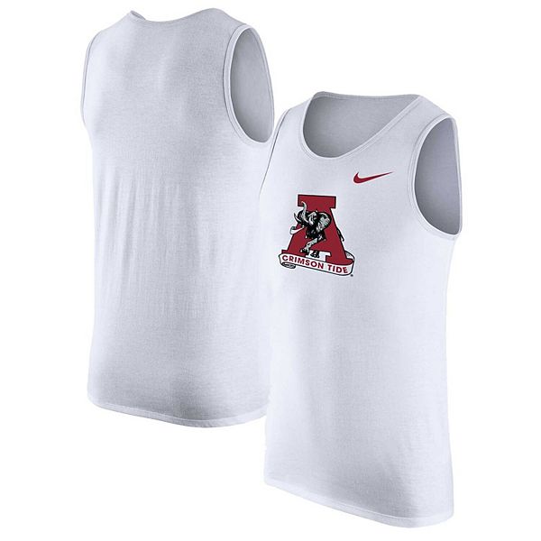 Мужская белая футболка-майка Alabama Crimson Tide с винтажным логотипом Nike
Мужская белая футболка-майка Alabama Crimson Tide с винтажным логотипом Nike