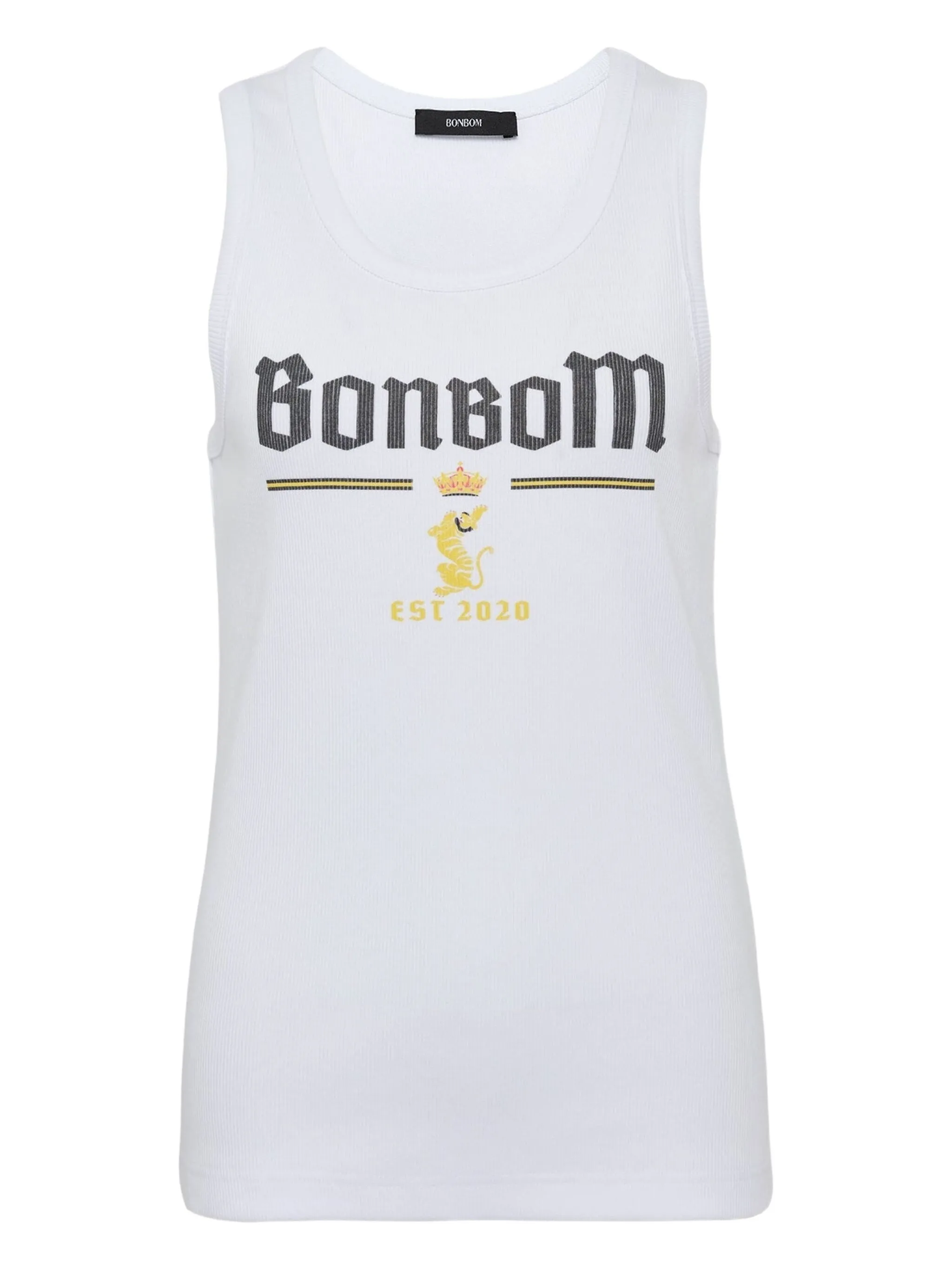 Майка с логотипом Bonbom, белый
Майка с логотипом Bonbom, белый