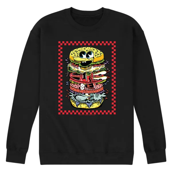 Мужской флисовый свитшот с Патти из "Губка Боб Квадратные Штаны" Nickelodeon, черный 
Мужской флисовый свитшот с Патти из "Губка Боб Квадратные Штаны" Nickelodeon, черный