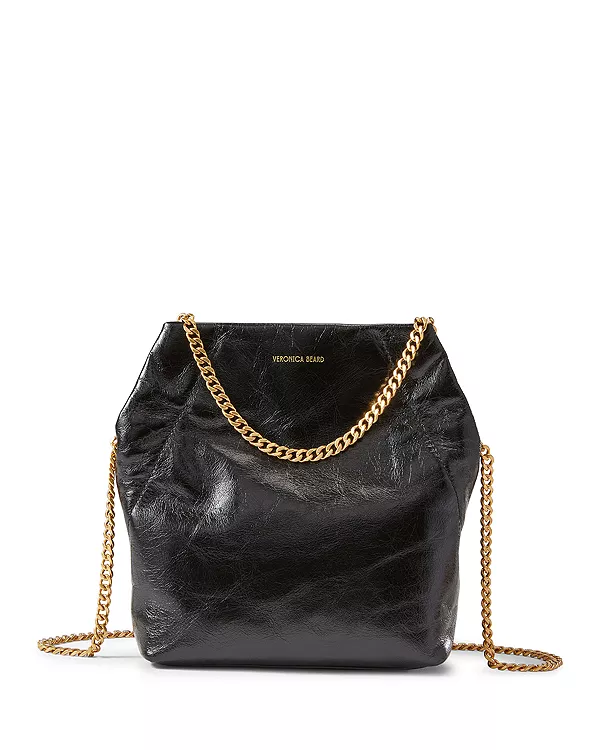 Небольшая мятая сумка через плечо Veronica Beard, черный
Небольшая мятая сумка через плечо Veronica Beard, черный