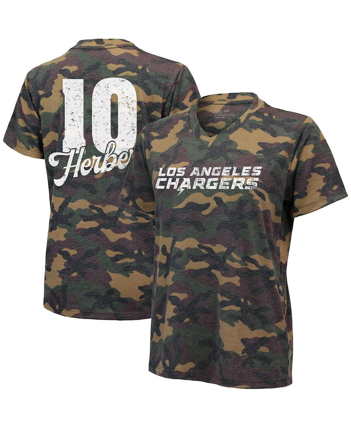 Женская футболка Justin Herbert Camo Los Angeles Chargers с именем и номером Tri-Blend с v-образным вырезом Industry Rag
Женская футболка Justin Herbert Camo Los Angeles Chargers с именем и номером Tri-Blend с v-образным вырезом Industry Rag