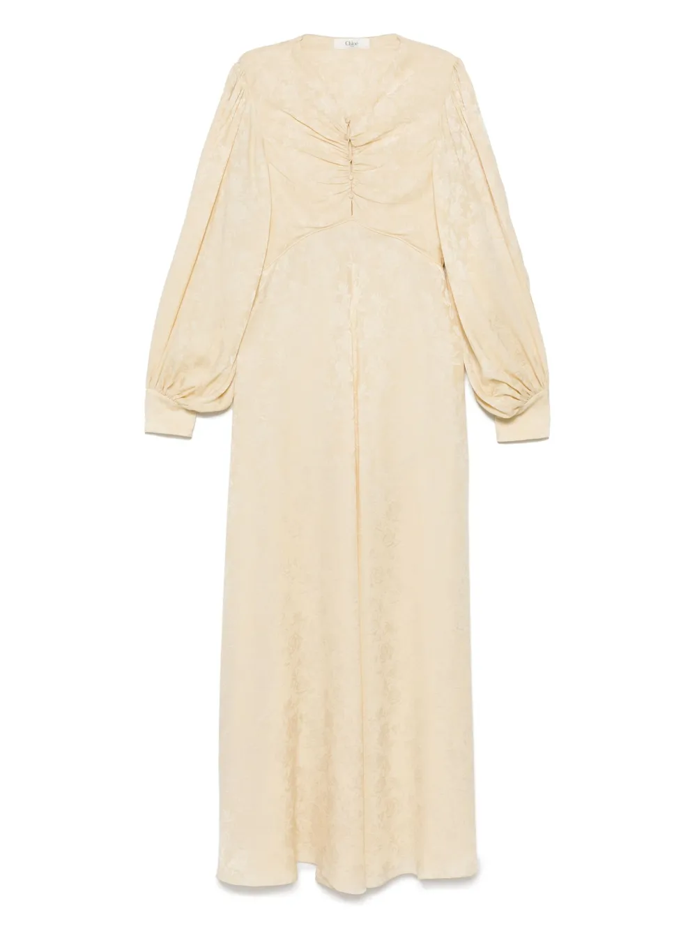 Жаккардовое платье миди со сборками CHLOÉ, нейтральный
Жаккардовое платье миди со сборками CHLOÉ, нейтральный