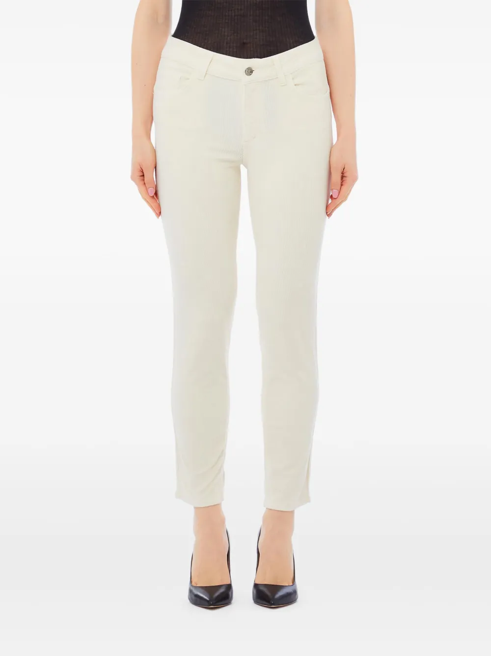 Джинсы из вельветового денима с завышенной талией Liu Jo, кремовый
Джинсы из вельветового денима с завышенной талией Liu Jo, кремовый