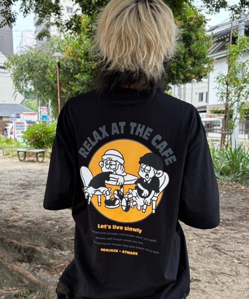 Футболка унисекс NEWJACK x ATMARK, черная
Футболка унисекс NEWJACK x ATMARK, черная