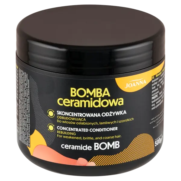 Концентрированный восстанавливающий кондиционер для волос, 500 г Joanna Bomba ceramidowa
Концентрированный восстанавливающий кондиционер для волос, 500 г Joanna Bomba ceramidowa