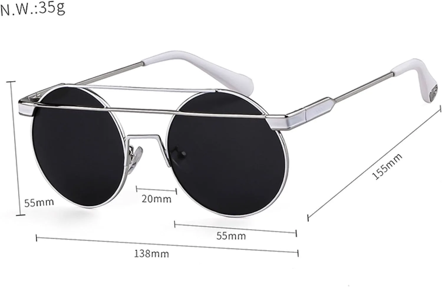 Круглые солнцезащитные очки в стиле хип-хоп, унисекс, для женщин и мужчин, с линзами, защищающими от УФ-излучения UV400, солнцезащитные очки для вечеринок WNCKSQ, C5
Круглые солнцезащитные очки в стиле хип-хоп, унисекс, для женщин и мужчин, с линзами, защищающими от УФ-излучения UV400, солнцезащитные очки для вечеринок WNCKSQ, C5