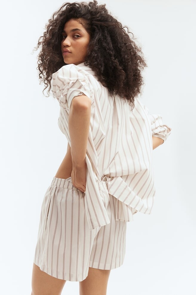 Хлопковая блузка H&M, белый
Хлопковая блузка H&M, белый