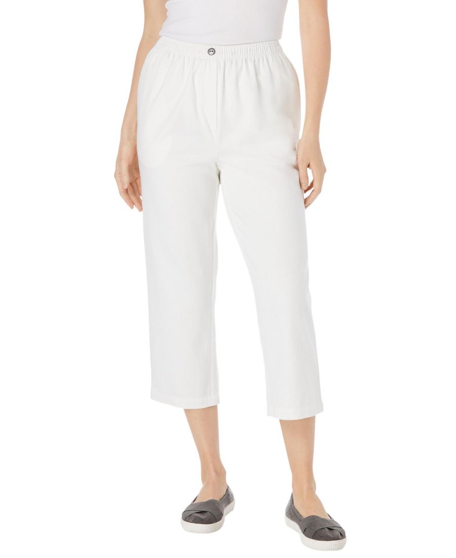 Женские джинсы-капри Within 7-Day из хлопка с эластичным поясом и застежкой на резинке Woman Within, White
Женские джинсы-капри Within 7-Day из хлопка с эластичным поясом и застежкой на резинке Woman Within, White