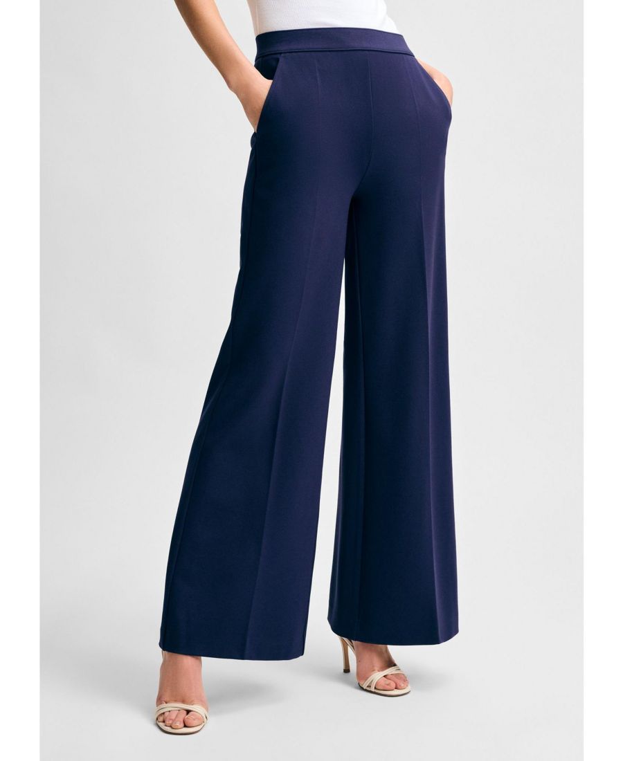 Женские брюки из ткани понте с широкими штанинами Isaac Mizrahi, Navy
Женские брюки из ткани понте с широкими штанинами Isaac Mizrahi, Navy