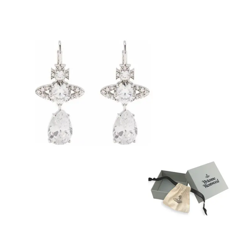 Vivienne Westwood Платиновые латунные серьги для женщин
Vivienne Westwood Платиновые латунные серьги для женщин