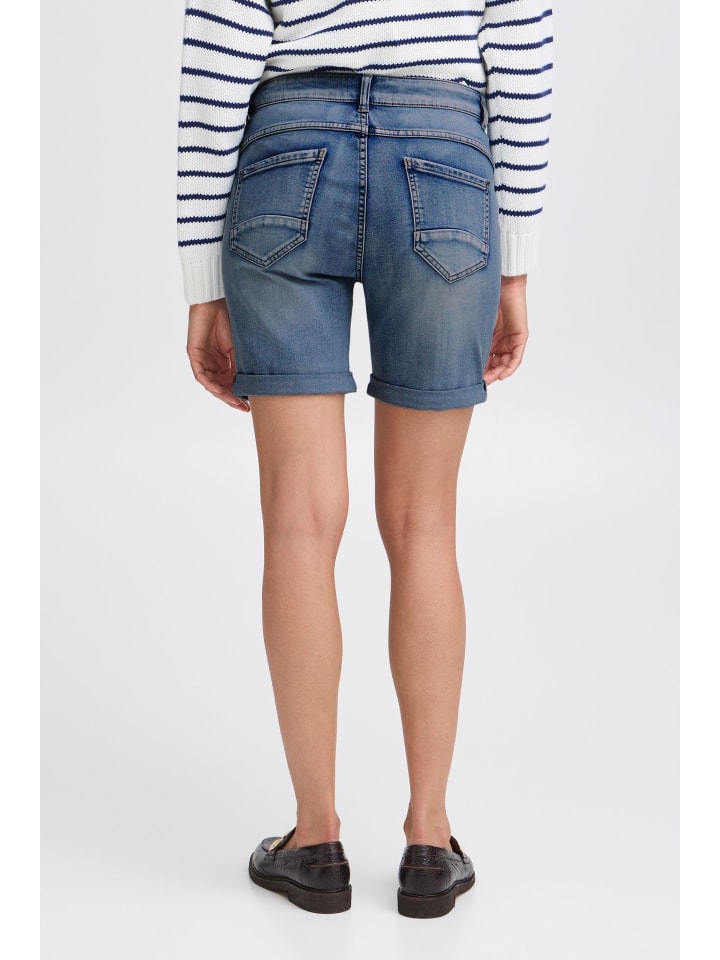 Узкие джинсовые шорты BXKAILY из средне-синего денима b. young
Узкие джинсовые шорты BXKAILY из средне-синего денима b. young