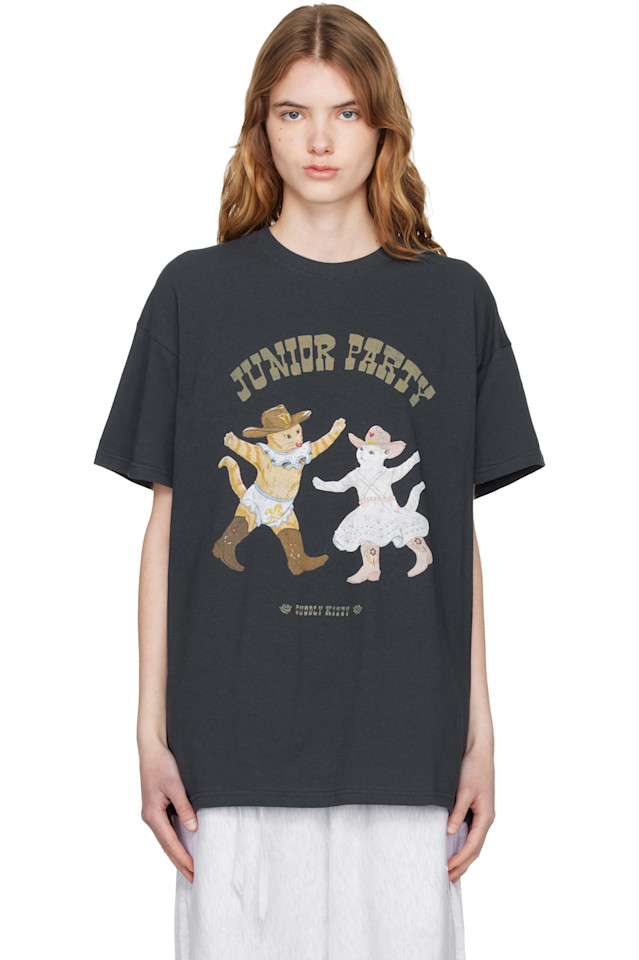 Футболка для вечеринки с котятами в клубе любителей животных Open Yy, темно-синий
Футболка для вечеринки с котятами в клубе любителей животных Open Yy, темно-синий