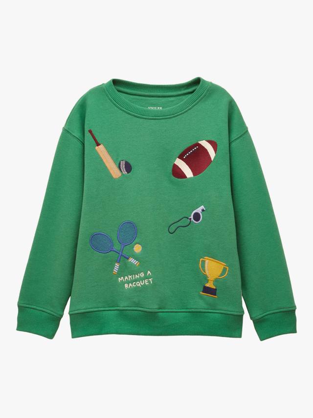 Детский хлопковый худи с аппликацией для спорта Joules, Green
Детский хлопковый худи с аппликацией для спорта Joules, Green