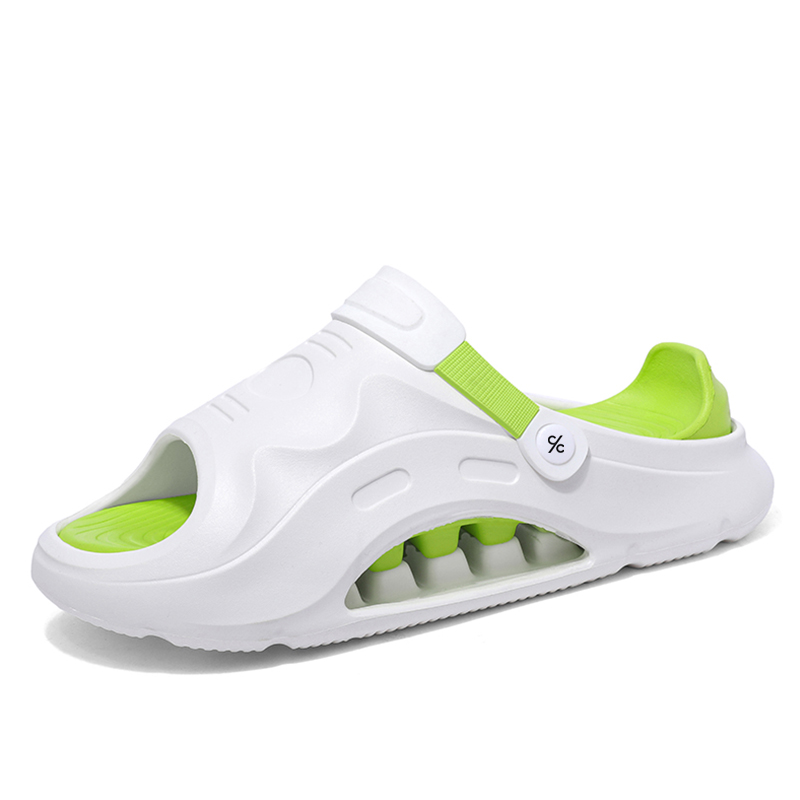 Пляжные сандалии мужские Colorful Creations, White Green
Пляжные сандалии мужские Colorful Creations, White Green