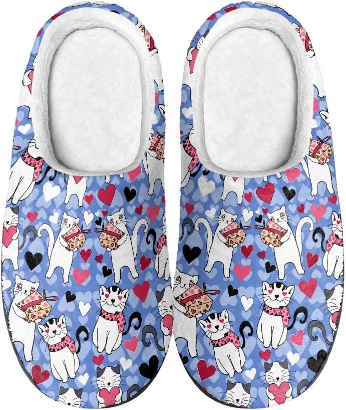 Домашние тапочки с принтом для женщин и мужчин, нескользящие, пушистые, удобные для дома и улицы Baxinh, синий
Домашние тапочки с принтом для женщин и мужчин, нескользящие, пушистые, удобные для дома и улицы Baxinh, синий