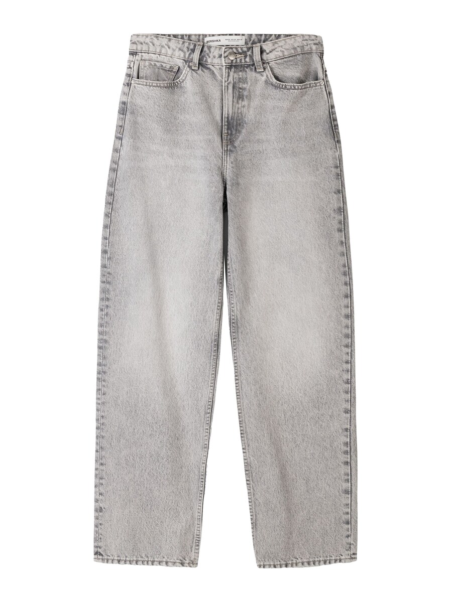 Джинсы свободного кроя Bershka, серый деним
Джинсы свободного кроя Bershka, серый деним