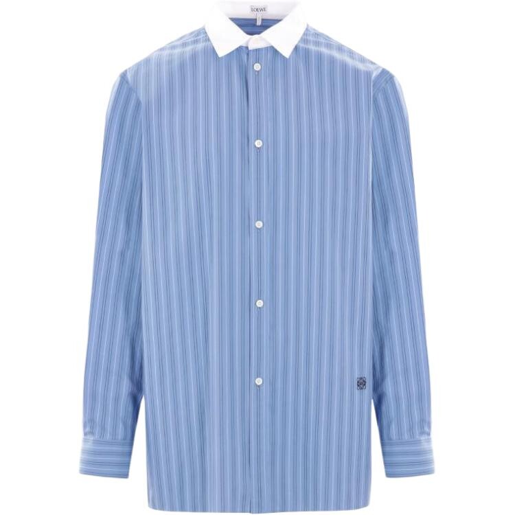Рубашка мужская светло-синяя Loewe, светло-голубой
Рубашка мужская светло-синяя Loewe, светло-голубой