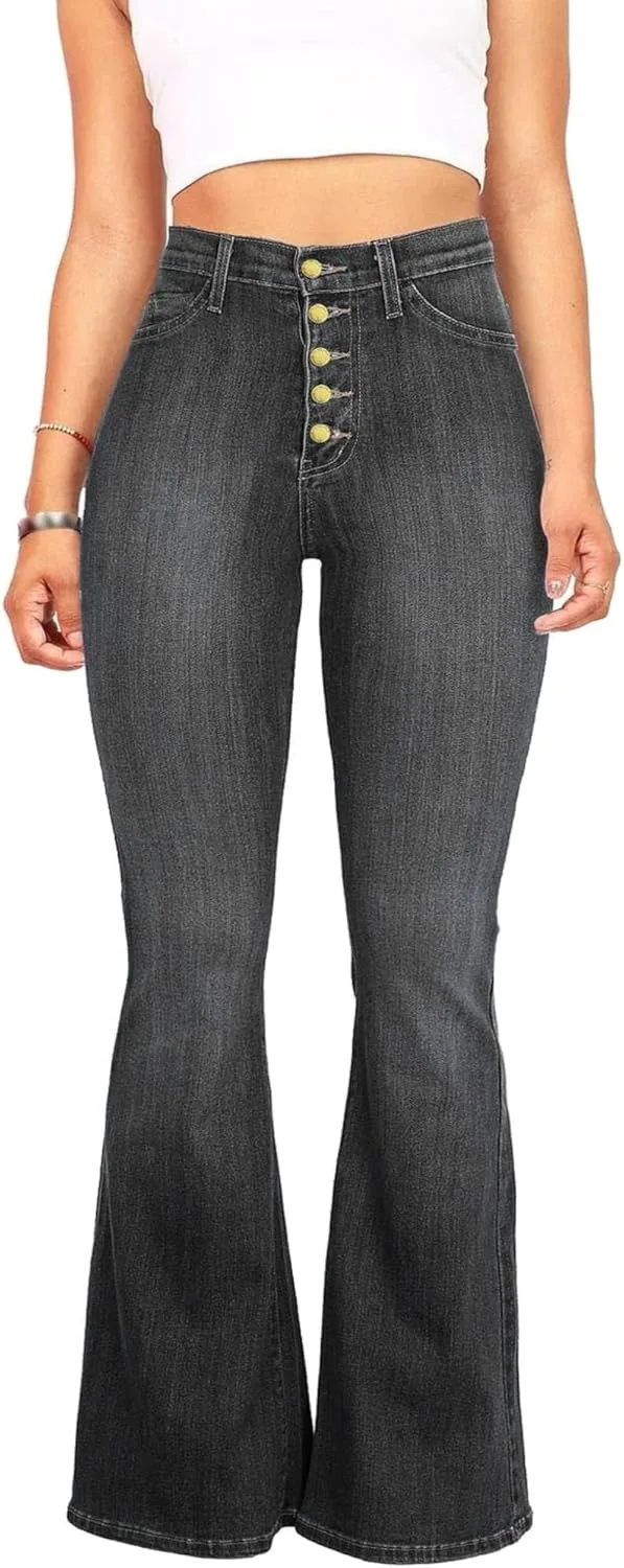 Maiyifu-GJ женские джинсы с высокой талией и расклешенным низом
Maiyifu-GJ женские джинсы с высокой талией и расклешенным низом