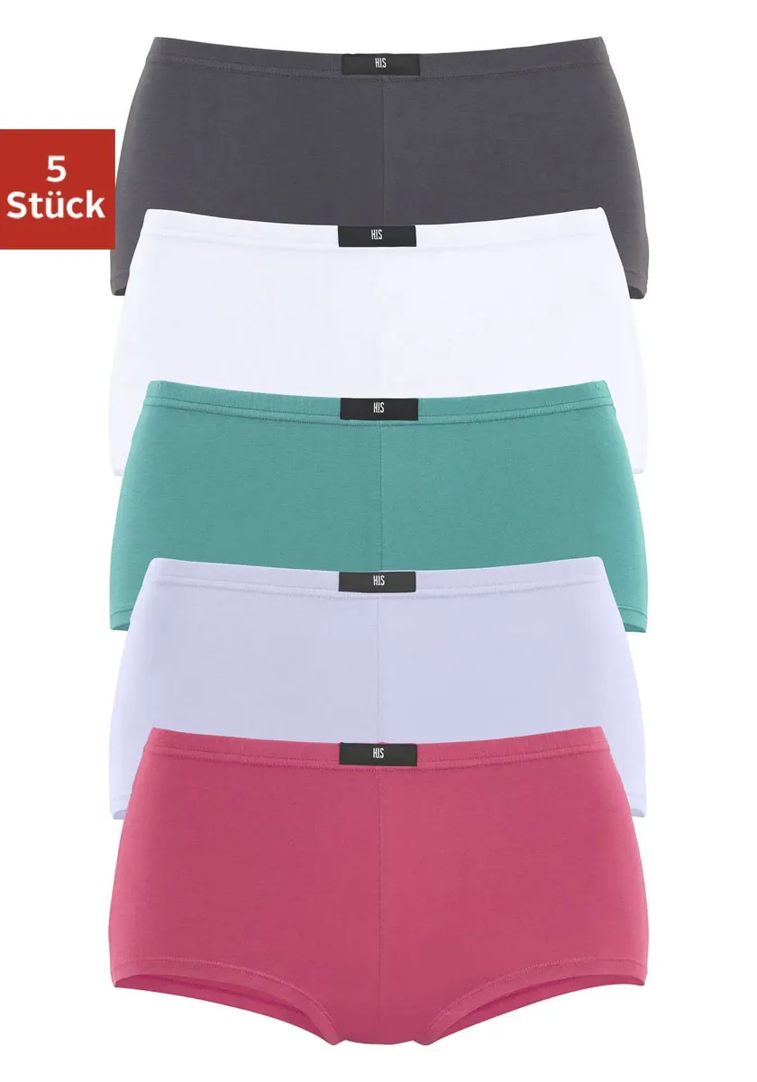 Трусики H.I.S (5 шт.), изготовлены из качественного эластичного хлопка, белый
Трусики H.I.S (5 шт.), изготовлены из качественного эластичного хлопка, белый